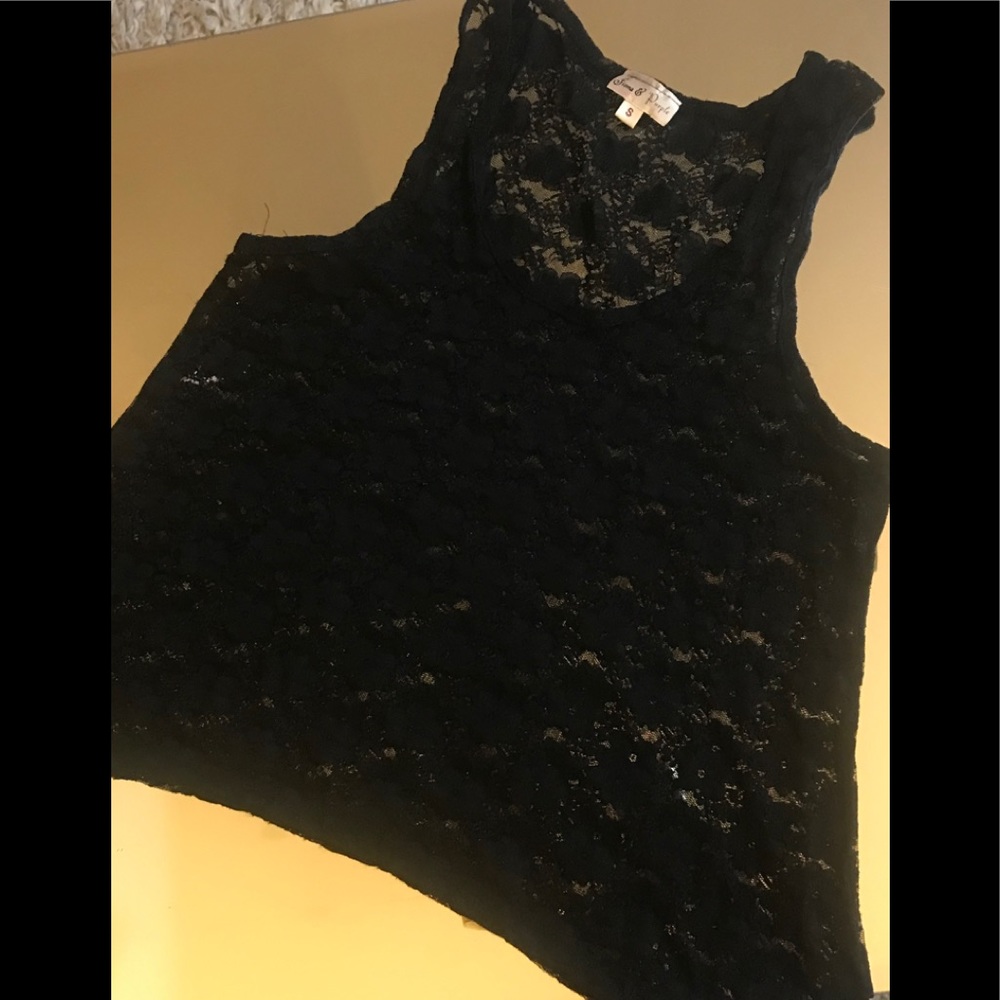 fiona&purple lace tank